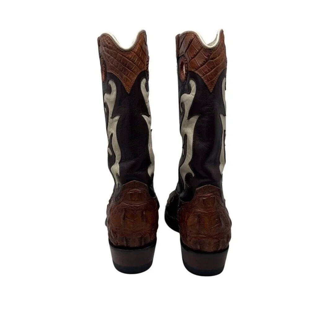 Tecovas Birthday Mens Cowboy Boots IX 9.5 EE Ltd  Hornback Alligator western NEW